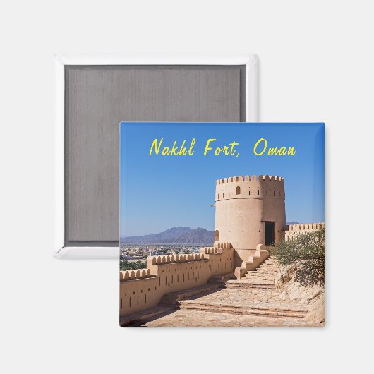 Nakhl Fort, Oman Magneet (Voorkant / Achterkant)