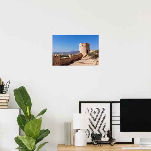 Nakhl Fort, Oman Poster (Thuiskantoor)