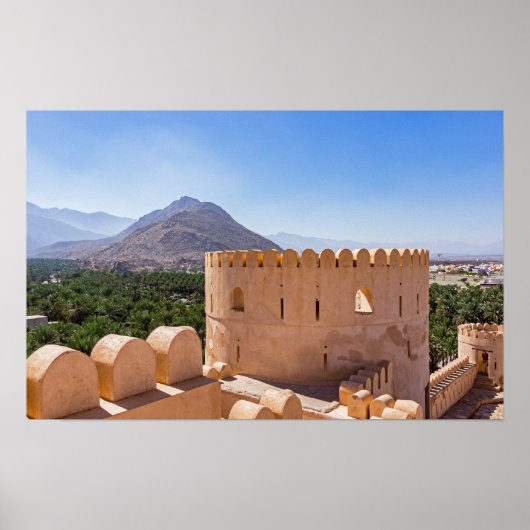 Nakhl Fort, Oman Poster (Voorkant)