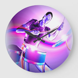 Nakloppen — Paarse drummer Grote Klok