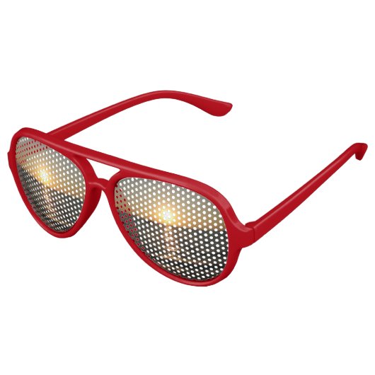 Naklua Beach Sunset ... Pattaya, Chonburi, Thailan Aviator Zonnebril (Gekanteld)