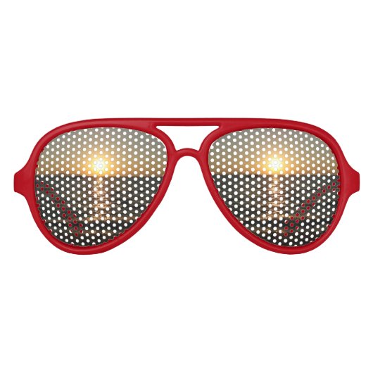 Naklua Beach Sunset ... Pattaya, Chonburi, Thailan Aviator Zonnebril (Voorkant)