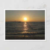 Naklua Beach Sunset ... Pattaya, Chonburi, Thailan Briefkaart (Voorkant)
