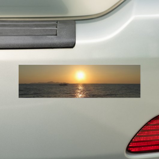 Naklua Beach Sunset ... Pattaya, Chonburi, Thailan Bumpersticker (Op auto)