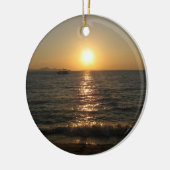 Naklua Beach Sunset ... Pattaya, Chonburi, Thailan Keramisch Ornament (Links)
