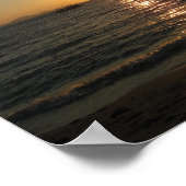 Naklua Beach Sunset .. Pattaya, Chonburi, Thailand Poster (Hoek)