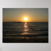 Naklua Beach Sunset .. Pattaya, Chonburi, Thailand Poster (Voorkant)