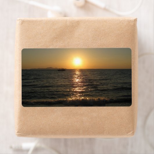 Naklua Beach Zonsondergang .. Pattaya, Chonburi, T Etiket (Insitu)