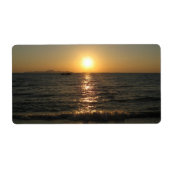 Naklua Beach Zonsondergang .. Pattaya, Chonburi, T Etiket (Voorkant)