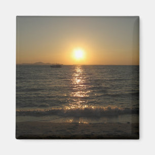 Naklua Beach Zonsondergang .. Pattaya, Chonburi, T Magneet
