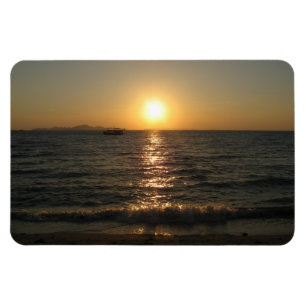 Naklua Beach Zonsondergang .. Pattaya, Chonburi, T Magneet