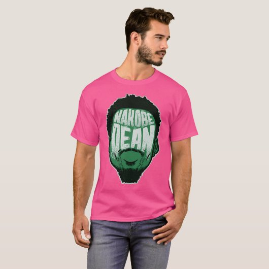 Nakobe Dean Player Silhouette T-shirt (Voorkant volledig)