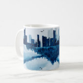 nakomelende cityscape Reflection Koffiemok (Voorkant links)