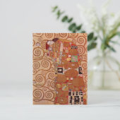 Nakoming door Gustav Klimt,  Art Nouveau Briefkaart (Staand voorkant)