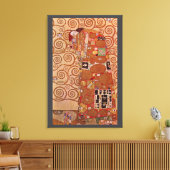 Nakoming door Gustav Klimt,  Art Nouveau Canvas Afdruk (Insitu (Woonkamer))