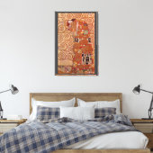 Nakoming door Gustav Klimt,  Art Nouveau Canvas Afdruk (Insitu (Slaapkamer))