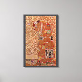 Nakoming door Gustav Klimt,  Art Nouveau Canvas Afdruk (Voorkant)