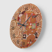 Nakoming door Gustav Klimt,  Art Nouveau Grote Klok (Hoek)