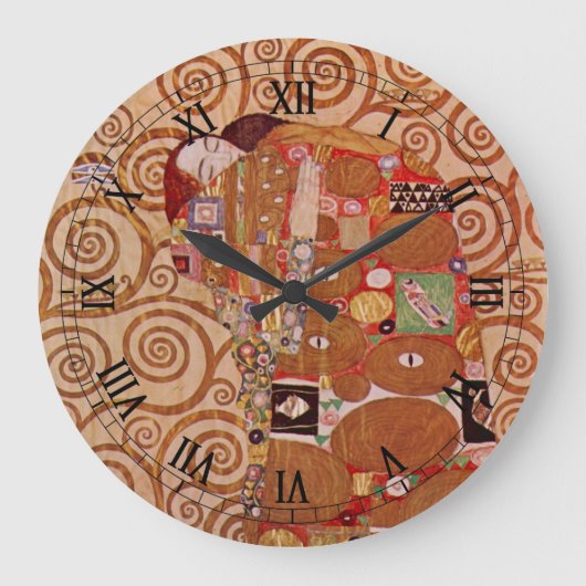 Nakoming door Gustav Klimt,  Art Nouveau Grote Klok (Voorkant)