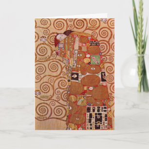 Nakoming door Gustav Klimt,  Art Nouveau Kaart