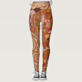 Nakoming door Gustav Klimt,  Art Nouveau Leggings (Voorkant)