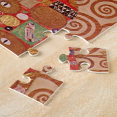 Nakoming door Gustav Klimt,  Art Nouveau Legpuzzel (Zijkant)