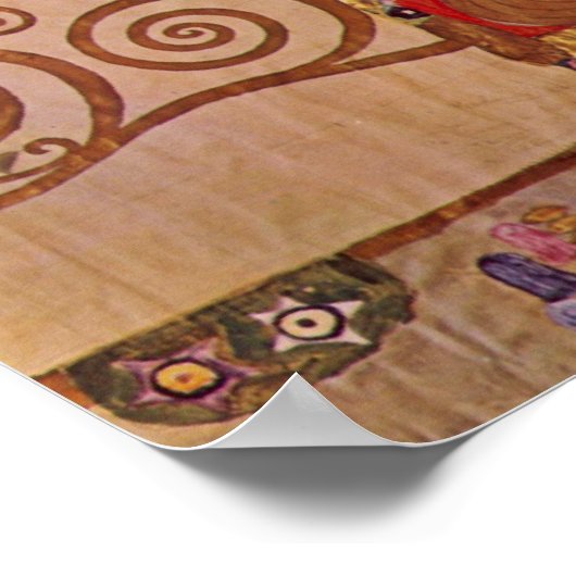 Nakoming door Gustav Klimt,  Art Nouveau Poster (Hoek)