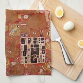 Nakoming door Gustav Klimt,  Art Nouveau Theedoek (Quarter Fold)