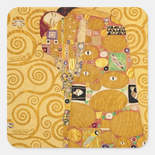 Nakoming (Stoclet Frieze) c.1905-09 Vierkante Sticker (Voorkant)