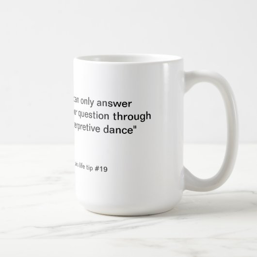 Nakor's leven is een tolkendansbal koffiemok (Rechts)