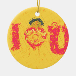 Nakupenda - I Love U Swahili Tekst Betekenis Kunst Keramisch Ornament