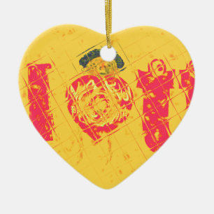 Nakupenda - I Love U Swahili Tekst Betekenis Kunst Keramisch Ornament