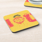 Nakupenda - I Love U Swahili Tekst Betekenis Kunst Onderzetter (Linkerzijde)