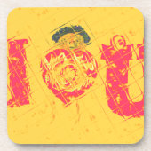 Nakupenda - I Love U Swahili Tekst Betekenis Kunst Onderzetter (Voorkant)