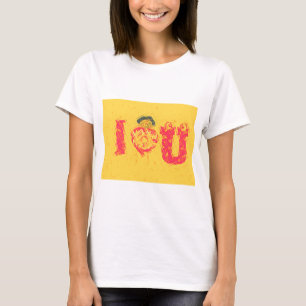Nakupenda - I Love U Swahili Tekst Betekenis Kunst T-shirt