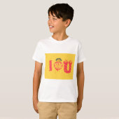 Nakupenda - I Love U Swahili Tekst Betekenis Kunst T-shirt (Voorkant volledig)
