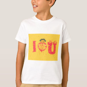Nakupenda - I Love U Swahili Tekst Betekenis Kunst T-shirt