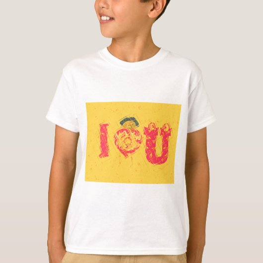 Nakupenda - I Love U Swahili Tekst Betekenis Kunst T-shirt (Voorkant)