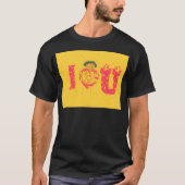 Nakupenda - I Love U Swahili Tekst Betekenis Kunst T-shirt (Voorkant)