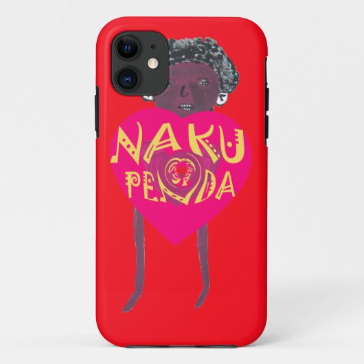 Nakupenda Love Art – Swahili Heart Design Case-Mate iPhone Case (Achterkant)