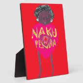Nakupenda Love Art – Swahili Heart Design Fotoplaat (Zijkant)