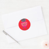 Nakupenda Love Art – Swahili Heart Design Ronde Sticker (Envelop)