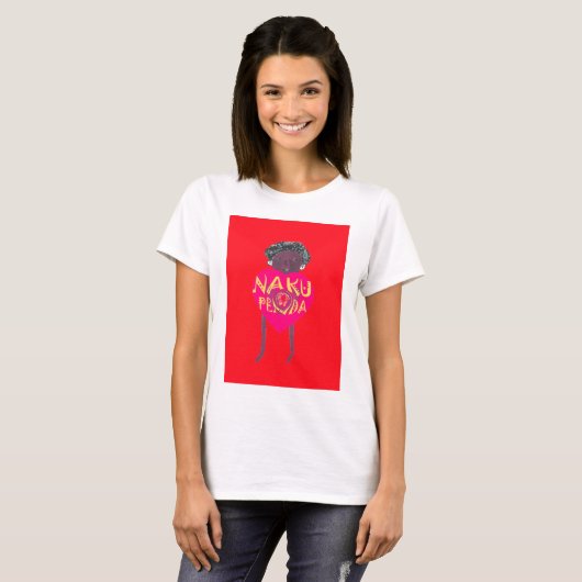Nakupenda Love Art – Swahili Heart Design T-shirt (Voorkant volledig)