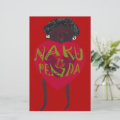 Nakupenda Sana Art Print Swahili Design Briefpapier (Staand voorkant)