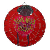 Nakupenda Sana Art Print Swahili Design Dartbord (Voorkant)