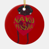 Nakupenda Sana Art Print Swahili Design Keramisch Ornament (Voorkant)