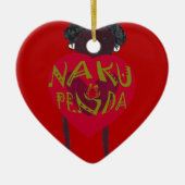 Nakupenda Sana Art Print Swahili Design Keramisch Ornament (Voorkant)