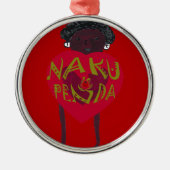 Nakupenda Sana Art Print Swahili Design Metalen Ornament (Voorkant)