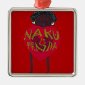 Nakupenda Sana Art Print Swahili Design Metalen Ornament (Voorkant)