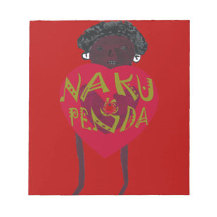 Nakupenda Sana Art Print Swahili Design Notitieblok